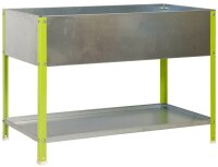 Simonrack Hochbeet SIMONGARDEN URBAN TOP Metall silber, grün rechteckig 90,0 x 60,0 x 85,0 cm, 1 St.