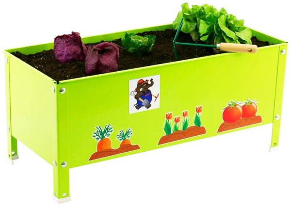 Simonrack Pflanzkübel SIMONGARDEN URBAN KID Metall grün rechteckig 70,0 x 30,0 x 41,0 cm, 1 St.