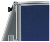 MAUL Moderationswand professionell, klappbar 120,0 x 150,0 cm blau
