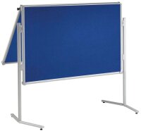 MAUL Moderationswand professionell, klappbar 120,0 x 150,0 cm blau