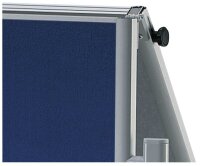 MAUL Moderationswand professionell, klappbar 120,0 x 150,0 cm blau