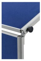 MAUL Moderationswand professionell, klappbar 120,0 x 150,0 cm blau