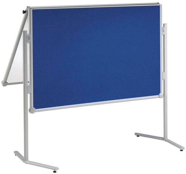 MAUL mobiles Whiteboard MAULpro 120,0 x 150,0 cm blau#!#weiß Filz/Whiteboard