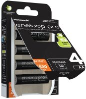eneloop Akkus pro Ni-MH Mignon AA 2.500 mAh, 4 St.