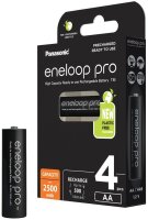 eneloop Akkus pro Ni-MH Mignon AA 2.500 mAh, 4 St.