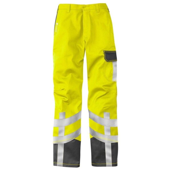 KÜBLER® unisex Warnschutzhose PSA SAFETY X7 warngelb, anthrazit Größe 62
