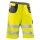 KÜBLER® unisex Warnschutzhose kurz REFLECTIQ warngelb, anthrazit Größe 62