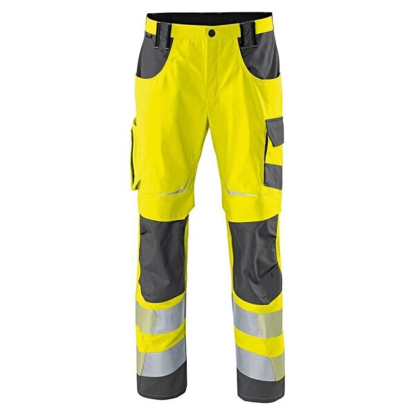 KÜBLER® unisex Warnschutzhose REFLECTIQ warngelb, anthrazit Größe 110