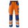 KÜBLER® unisex Warnschutzhose REFLECTIQ orange, kornblau Größe 64