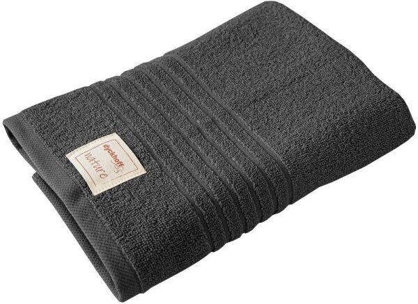 Dyckhoff Handtücher Nature anthrazit 50 x 100 cm, 2 St.