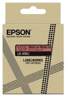 EPSON Schriftband LK LK-4RBJ C53S672071, 12 mm, schwarz...