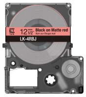 EPSON Schriftband LK LK-4RBJ C53S672071, 12 mm, schwarz auf rot, 1 St.