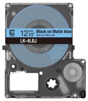 EPSON Schriftband LK LK-4LBJ C53S672080, 12 mm, schwarz auf blau, 1 St.