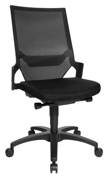 Topstar Bürostuhl Autosynchron®-1, AU1000 T20 Stoff schwarz, Gestell schwarz