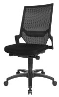 Topstar Bürostuhl Autosynchron®-1, AU1000 T20 Stoff schwarz, Gestell schwarz