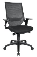 Topstar Bürostuhl Autosynchron®-1, AU1000 T20 Stoff schwarz, Gestell schwarz