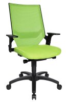 Topstar Bürostuhl Autosynchron®-1, AU1000 T35 Stoff grün, Gestell schwarz