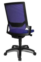 Topstar Bürostuhl Autosynchron®-1, AU1000 T38 Stoff blau, Gestell schwarz