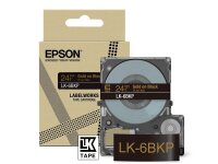 EPSON Schriftband LK LK-6BKP C53S672096, 24 mm, gold auf...
