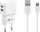 goobay Ladekabel mit Adapter weiß, Kabellänge: 1 m, 12 Watt