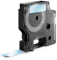 DYMO Schriftband D1 S0720600, 12 mm, weiß auf transparent, 1 St.