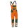 KÜBLER® unisex Warnschutz-Latzhose REFLECTIQ orange, moosgrün Größe 110