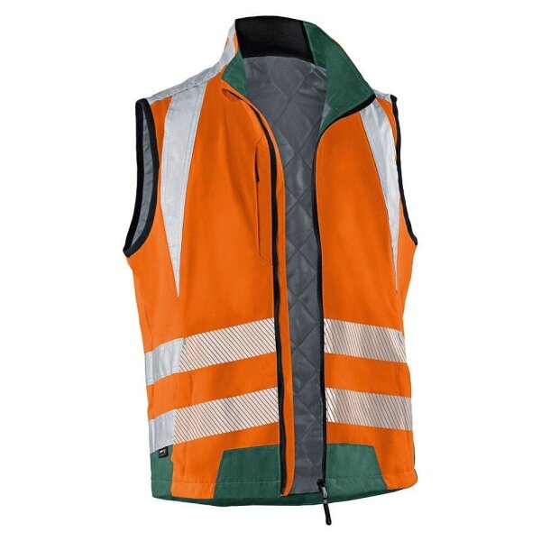 KÜBLER® unisex Warnweste REFLECTIQ orange, moosgrün Größe 4XL