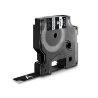 DYMO Schriftband RHINO  1805435, 12 mm, weiß auf schwarz, 1 St.