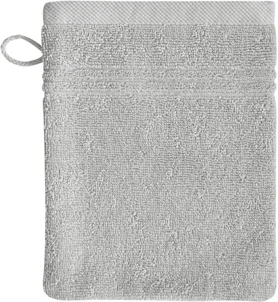 Dyckhoff Waschlappen Nature silber 16 x 21 cm, 6 St.