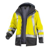 KÜBLER® unisex Warnjacke PSA SAFETY X8 warngelb,...
