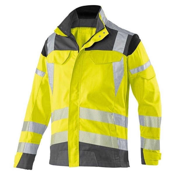 KÜBLER® unisex Warnjacke REFLECTIQ warngelb, anthrazit Größe 26
