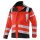 KÜBLER® unisex Warnjacke REFLECTIQ rot, schwarz Größe 64