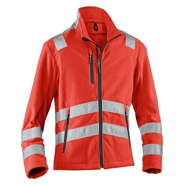 KÜBLER® unisex Warnjacke REFLECTIQ rot Größe 4XL