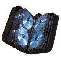 hama 120er CD-/DVD-Tasche Wallet schwarz, 1 St.