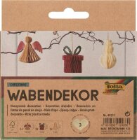folia Dekoartikel mehrfarbig Wabenfiguren Ø...