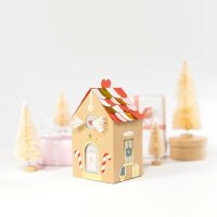 folia Bastelset Weihnachten 54-tlg. mehrfarbig