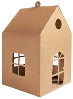 folia Faltschachteln Lebkuchenhäuschen beige 6 St.