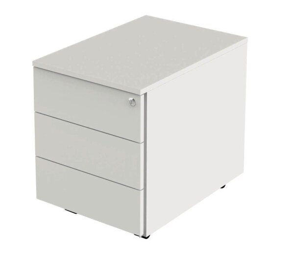 Kerkmann Form 1 Rollcontainer weiß 3 Auszüge 42,0 x 60,0 x 54,0 cm