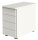 Kerkmann Form 1 Standcontainer weiß 4 Auszüge ohne-Muldengriff weiß 42,0 x 80,0 x 72,0 - 76,0 cm