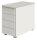 Kerkmann Form 1 Standcontainer weiß, lichtgrau 4 Auszüge ohne-Muldengriff weiß 42,0 x 80,0 x 72,0 - 76,0 cm