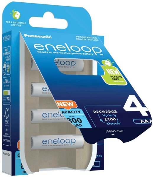 eneloop Akkus Ni-MH Micro AAA 800 mAh, 4 St.