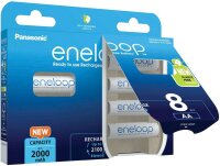 eneloop Akkus Ni-MH Mignon AA 2.000 mAh, 8 St.