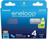 eneloop Akkus Ni-MH Mignon AA 2.000 mAh, 4 St.