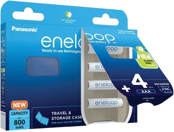 eneloop Akkus Ni-MH Micro AAA 800 mAh, 4 St.