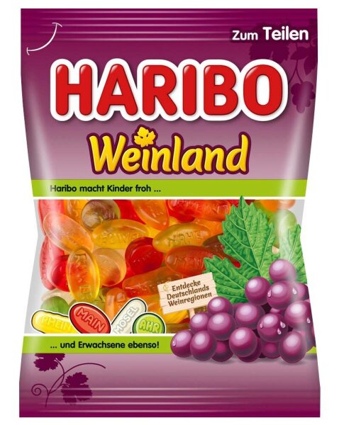 HARIBO Weinland Fruchtgummi 175,0 g, 1 Pack