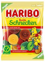 HARIBO Bunte Schnecken Fruchtgummi 160,0 g, 1 Pack