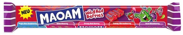 MAOAM Bloxx Wild Red Berries Kaubonbons 5 St./110,0 g, 5 St.