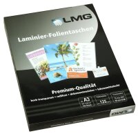 LMG Laminierfolien glänzend für A3 125 micron,...