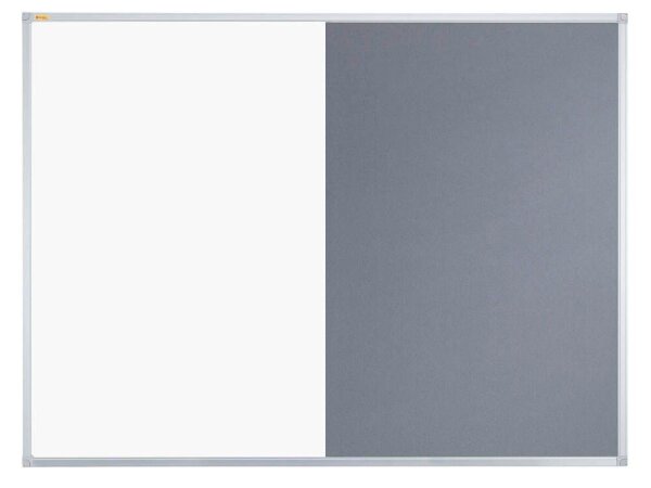 FRANKEN Whiteboard-Pinnwand X-tra!Line 90,0 x 60,0 cm Textil grau