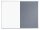 FRANKEN Whiteboard-Pinnwand X-tra!Line 120,0 x 90,0 cm Textil grau